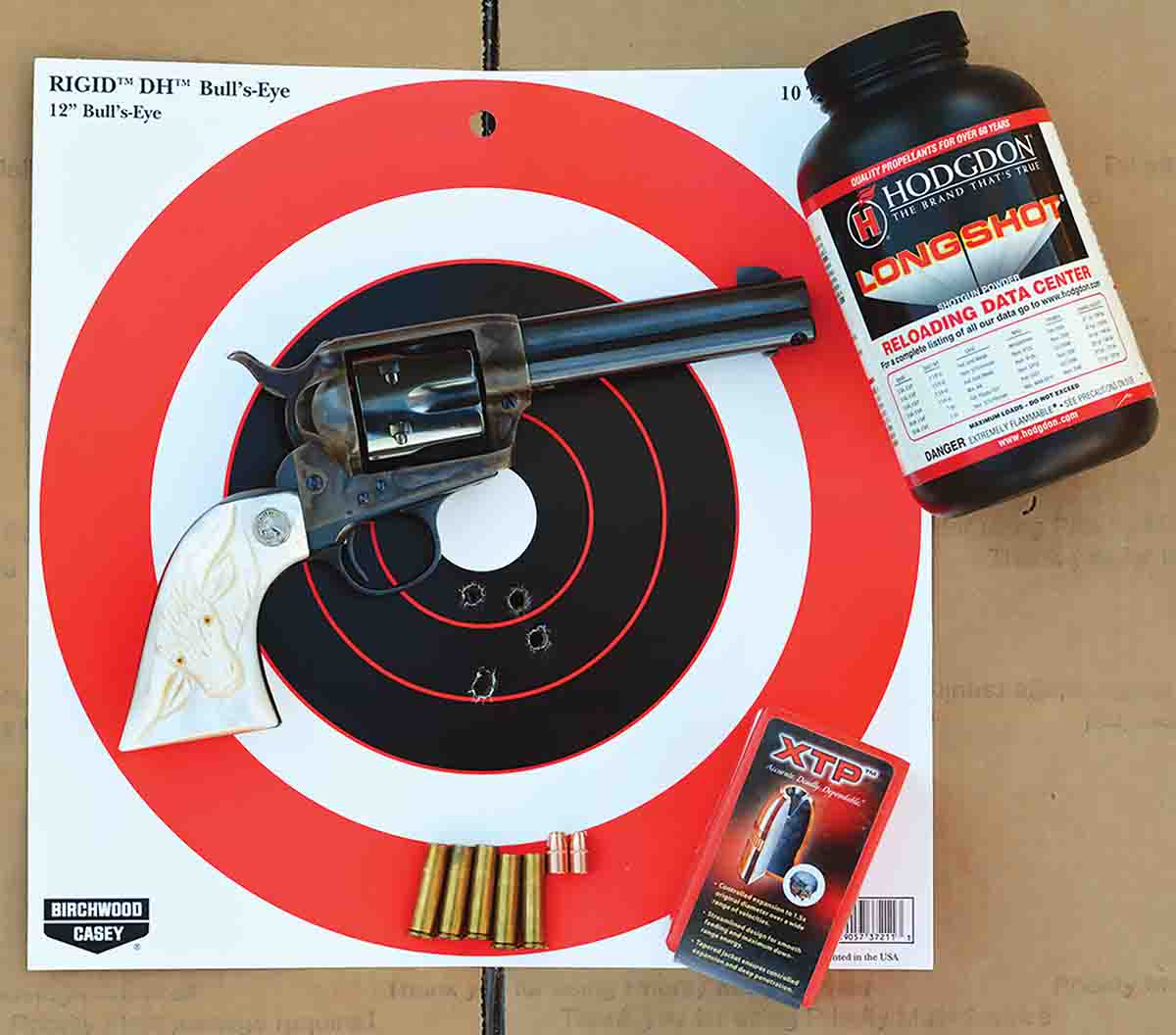 Properly handloaded, the .32-20 can offer top-notch accuracy with 25-yard groups often measuring around 1 inch, but select loads will produce even smaller groups.